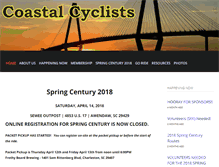 Tablet Screenshot of coastalcyclists.com